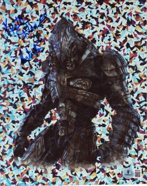 Keith David Signed Arbiter Vadam 8x10 Holographic Photo Halo Autograph BAS 761