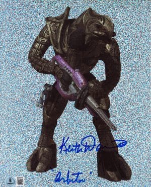 Keith David Signed Arbiter Vadam 8x10 Holographic Photo Halo Autograph BAS 762