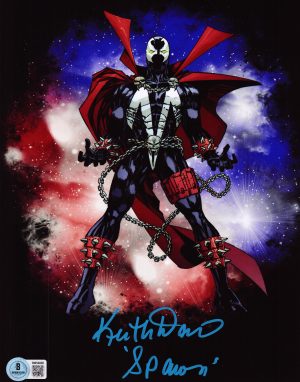 Keith David autograph, Spawn signed photo, Mortal Kombat Spawn, Todd McFarlane Spawn, comic book collectible, gaming memorabilia, signed 8x10 photo, BAS certified autograph, Spawn collectible, Mortal Kombat autograph, video game collectible, dark hero collectible, Spawn fan item, signed comic character, gaming collector item