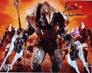 Keith David Signed Arbiter Thel 'Vadam 8x10 Photo Halo Autograph BAS 952