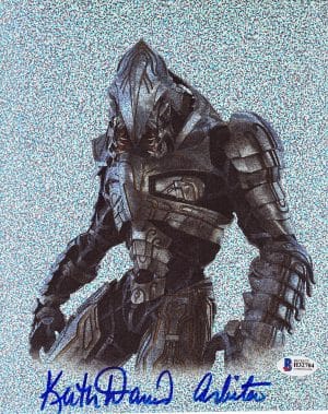 Keith David Signed Arbiter Vadam 8x10 Holographic Photo Halo Autograph BAS 704