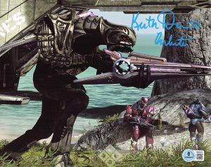 Keith David Signed Arbiter Thel 'Vadam 8x10 Photo Halo Autograph BAS 741