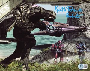 Keith David Signed Arbiter Thel 'Vadam 8x10 Photo Halo Autograph BAS 746