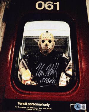 Kane Hodder Signed Jason Voorhees 8x10 Photo Friday the 13th Autograph BAS 589