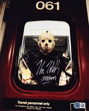 Kane Hodder Signed Jason Voorhees 8x10 Photo Friday the 13th Autograph BAS 587