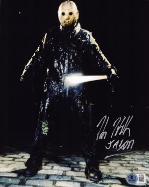 Kane Hodder Signed Jason Voorhees 8x10 Photo Friday the 13th Autograph BAS 585