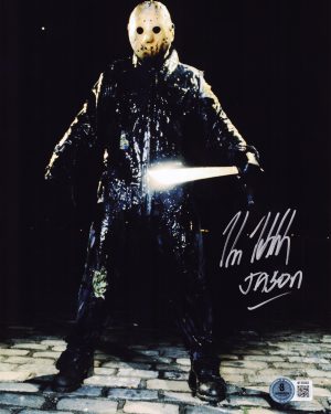 Kane Hodder Signed Jason Voorhees 8x10 Photo Friday the 13th Autograph BAS 583