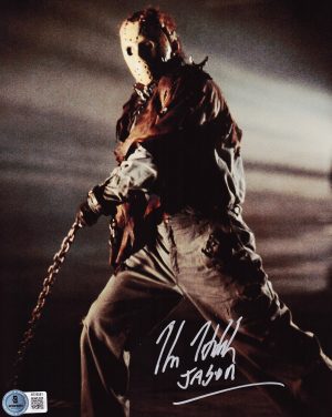 Kane Hodder Signed Jason Voorhees 8x10 Photo Friday the 13th Autograph BAS 581