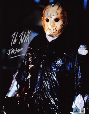 Kane Hodder Signed Jason Voorhees 8x10 Photo Friday the 13th Autograph BAS 579
