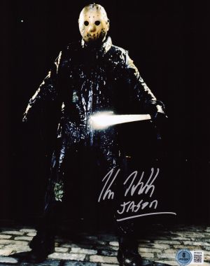 Kane Hodder Signed Jason Voorhees 8x10 Photo Friday the 13th Autograph BAS 578