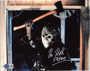 Kane Hodder Signed Jason Voorhees 8x10 Photo Friday the 13th Autograph BAS 505
