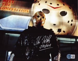 Kane Hodder Signed Jason Voorhees 8x10 Photo Friday the 13th Autograph BAS 506