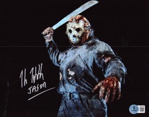 Kane Hodder Signed Jason Voorhees 8x10 Photo Friday the 13th Autograph BAS 510