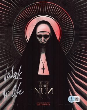 Bonnie Aarons Signed The Nun 8x10 Photo The Conjuring Autograph Valak BAS 846