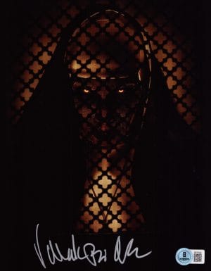 Bonnie Aarons Signed The Nun 8x10 Photo The Conjuring Autograph Valak BAS 849