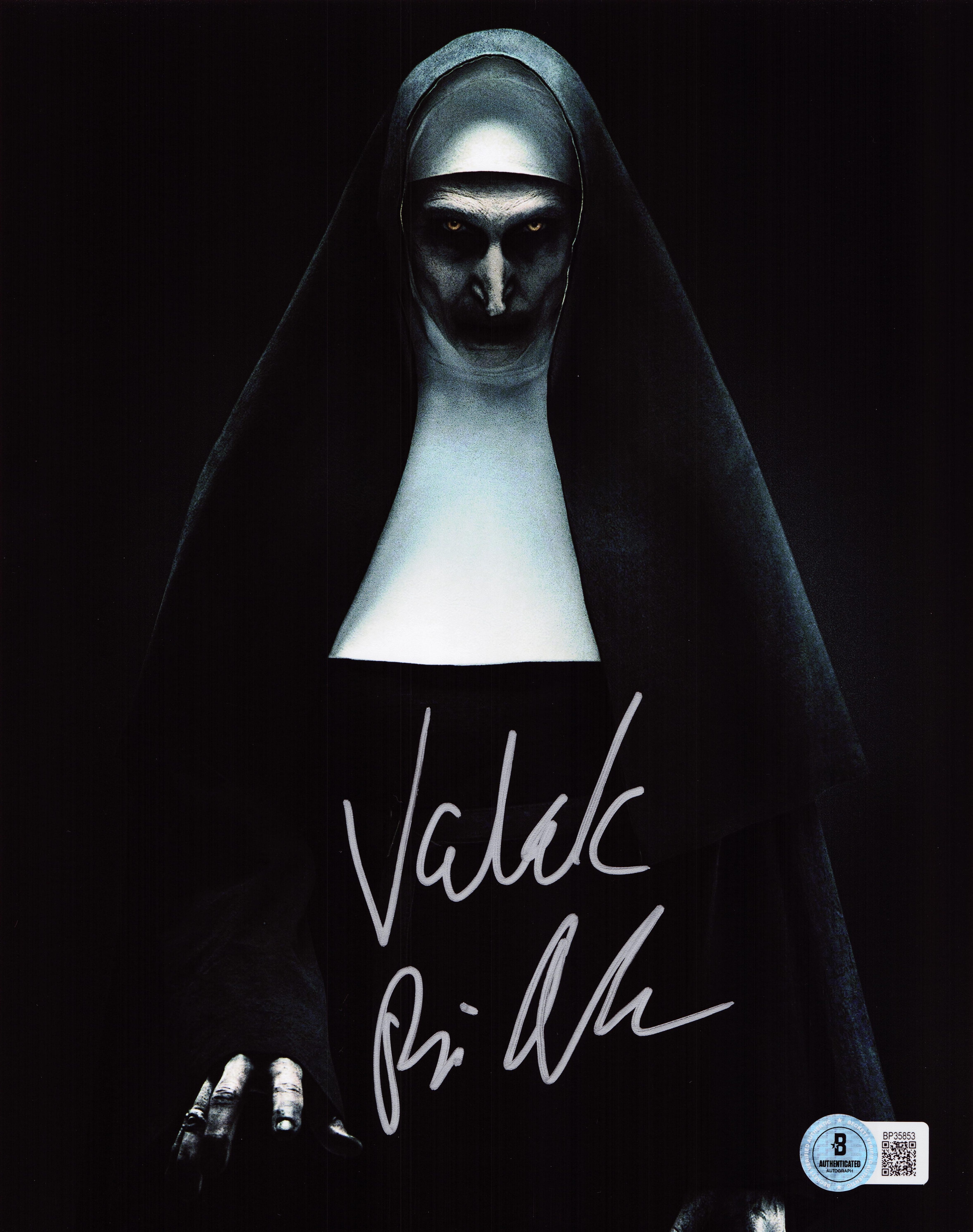 Bonnie Aarons Signed The Nun 8x10 Photo The Conjuring Autograph Valak BAS 853