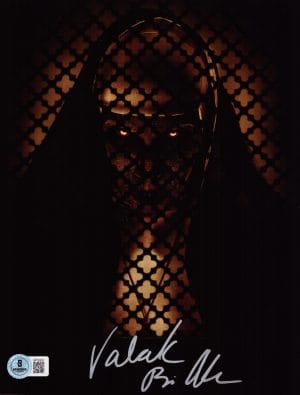 Bonnie Aarons Signed The Nun 8x10 Photo The Conjuring Autograph Valak BAS 930