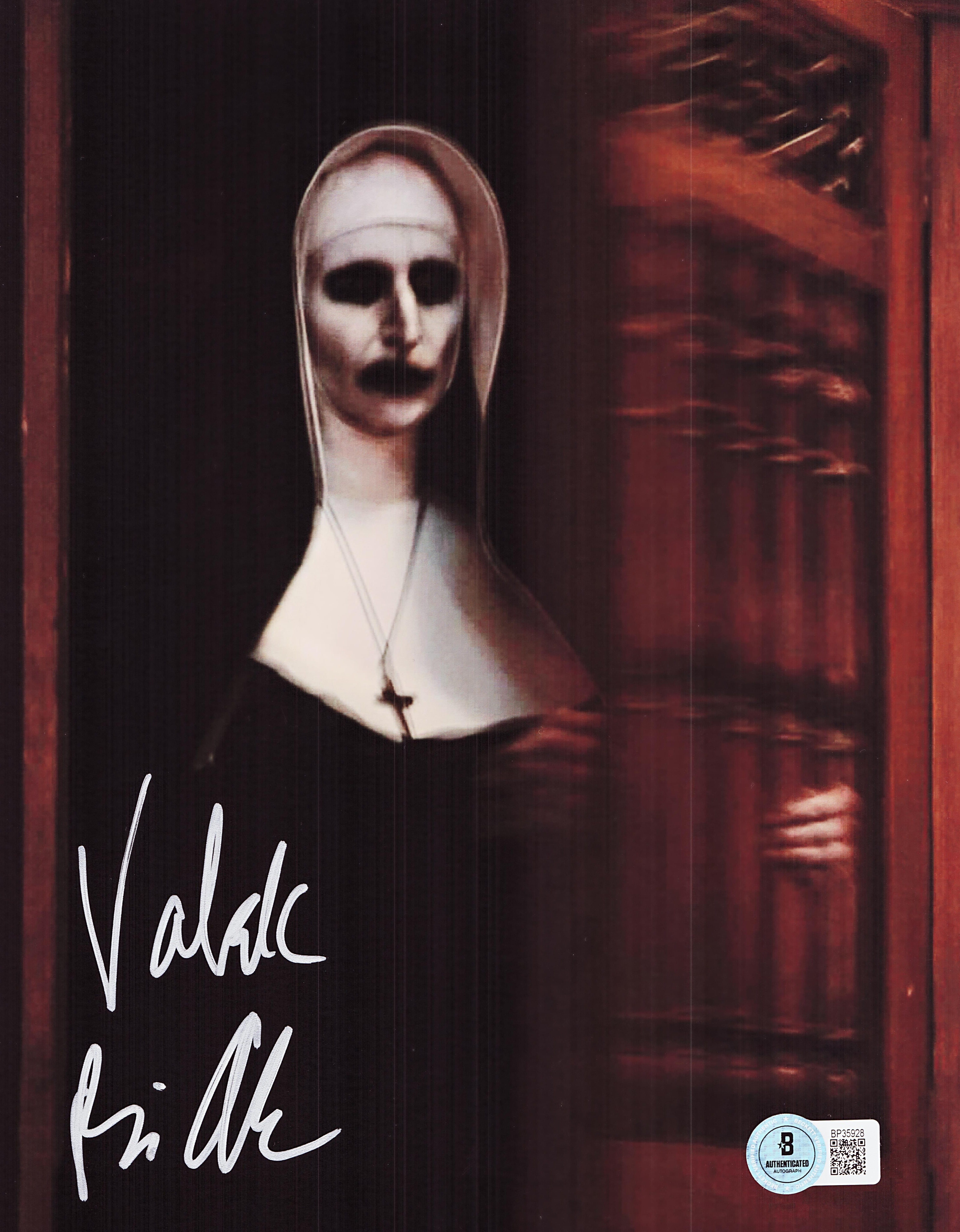 Bonnie Aarons Signed The Nun 8x10 Photo The Conjuring Autograph Valak BAS 928