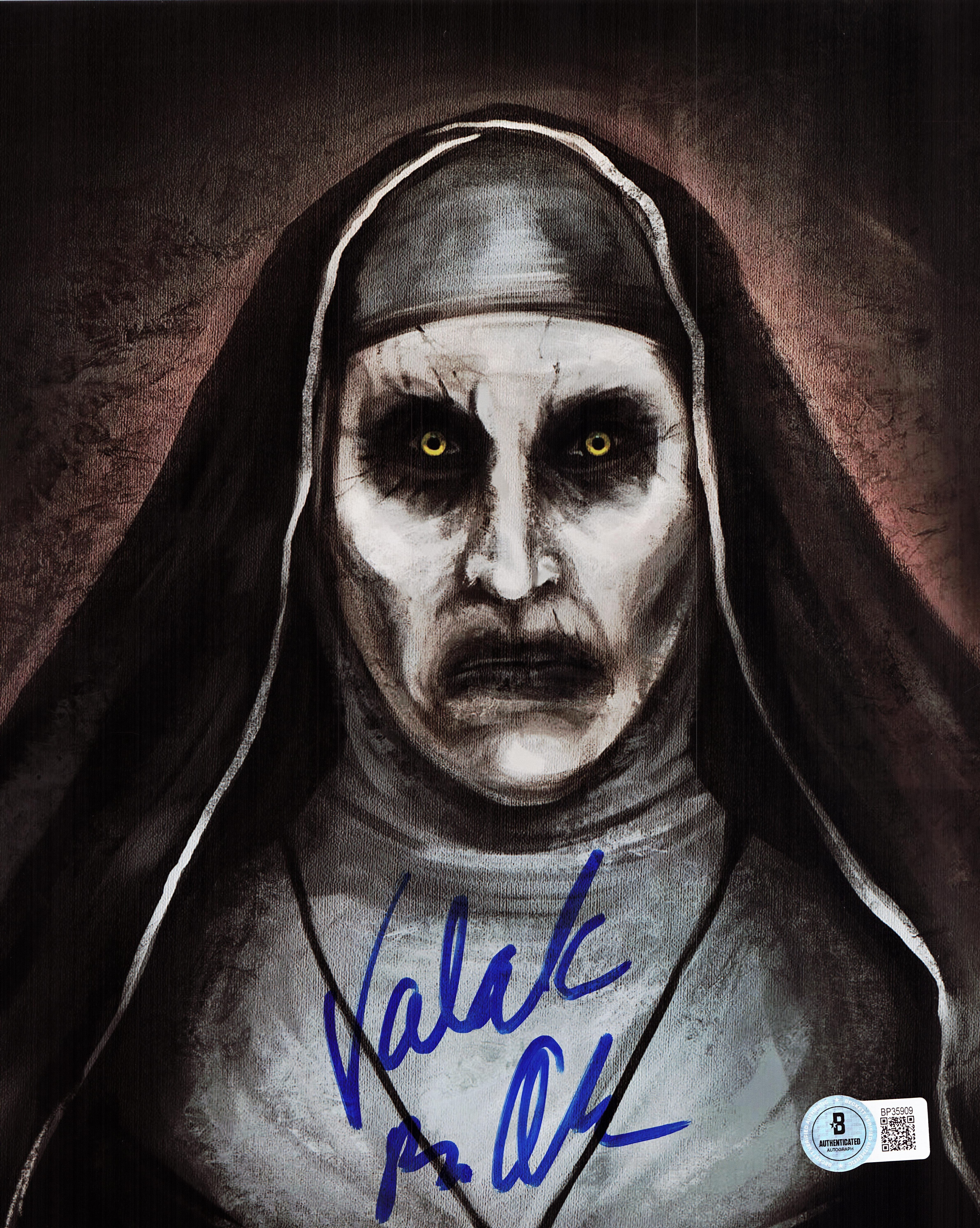 Bonnie Aarons Signed The Nun 8x10 Photo The Conjuring Autograph Valak BAS 909