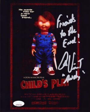 Alex Vincent Signed Childs Play 8x10 Photo Chucky Autograph Andy Barclay JSA 835