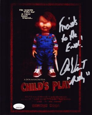 Alex Vincent Signed Childs Play 8x10 Photo Chucky Autograph Andy Barclay JSA 836