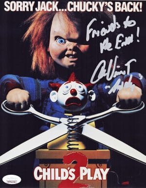 Alex Vincent Signed Childs Play 8x10 Photo Chucky Autograph Andy Barclay JSA 827