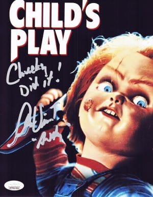 Alex Vincent Signed Childs Play 8x10 Photo Chucky Autograph Andy Barclay JSA 826