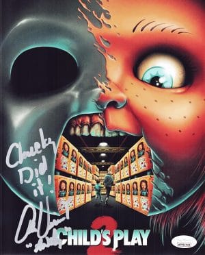 Alex Vincent Signed Childs Play 8x10 Photo Chucky Autograph Andy Barclay JSA 834