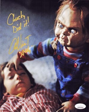 Alex Vincent Signed Childs Play 8x10 Photo Chucky Autograph Andy Barclay JSA 895
