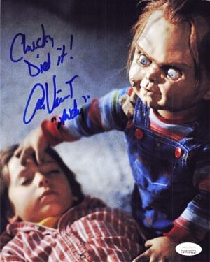 Alex Vincent Signed Childs Play 8x10 Photo Chucky Autograph Andy Barclay JSA 802