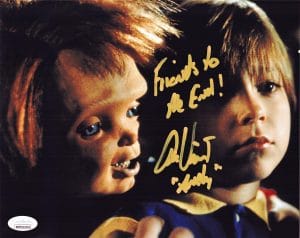 Alex Vincent Signed Childs Play 8x10 Photo Chucky Autograph Andy Barclay JSA 878