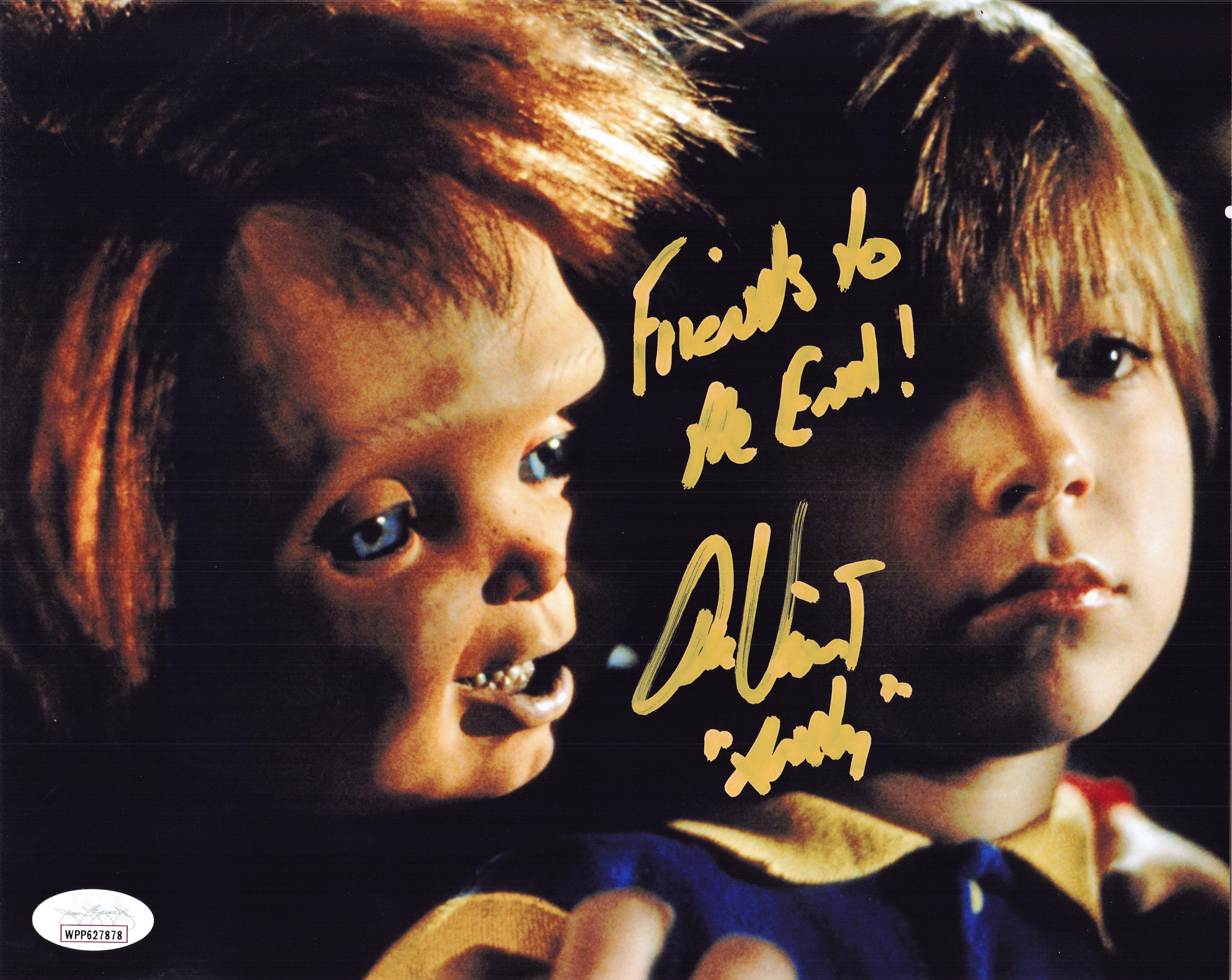 Alex Vincent Signed Childs Play 8x10 Photo Chucky Autograph Andy Barclay JSA 878