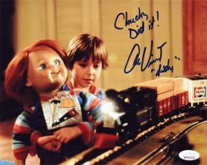 Alex Vincent Signed Childs Play 8x10 Photo Chucky Autograph Andy Barclay JSA 796