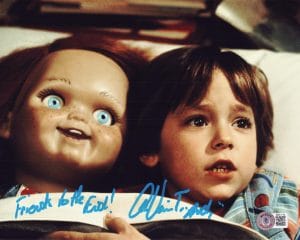 Alex Vincent Signed Childs Play 8x10 Photo Chucky Autograph Andy Barclay BAS 714