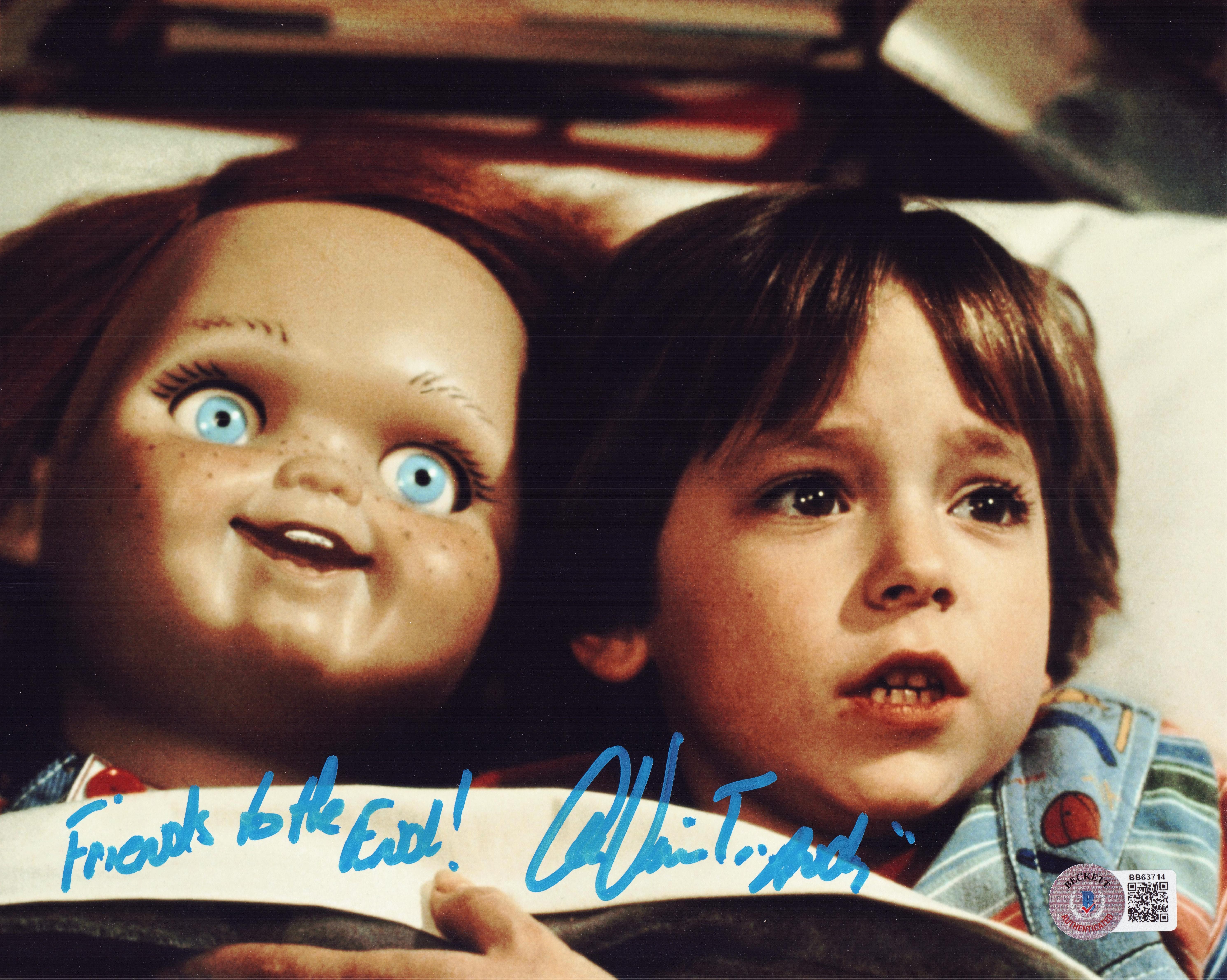 Alex Vincent Signed Childs Play 8x10 Photo Chucky Autograph Andy Barclay BAS 714