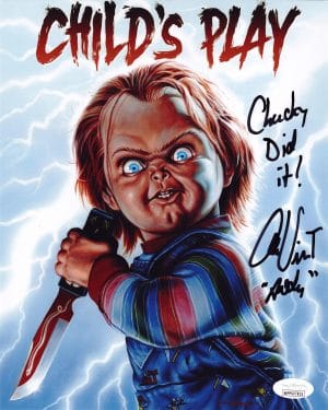 Alex Vincent Signed Childs Play 8x10 Photo Chucky Autograph Andy Barclay JSA 815