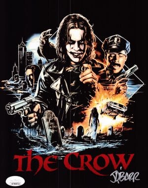 James O'Barr Signed The Crow 8x10 Photo Autograph Eric Draven OBarr JSA 714