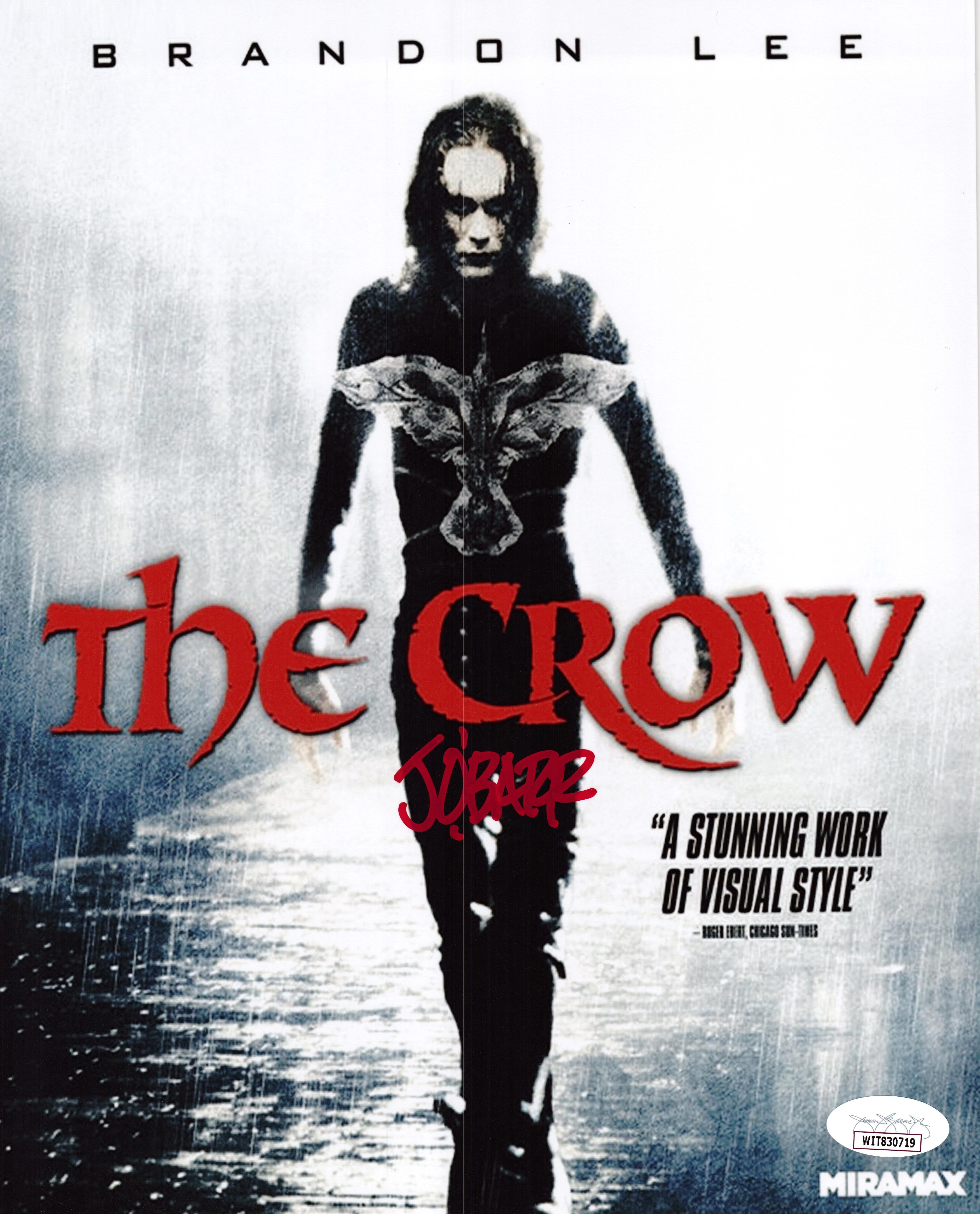 James O'Barr Signed The Crow 8x10 Photo Autograph Eric Draven OBarr JSA 719