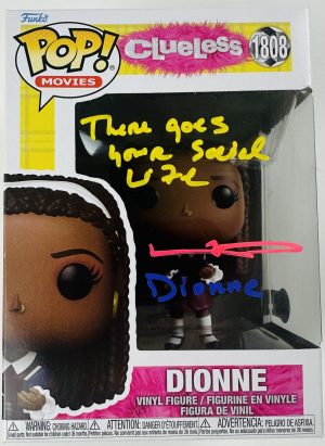 Stacy Dash autograph, Dionne Funko Pop, Clueless Funko Pop 1808, Clueless collectible, 90s movie memorabilia, signed Funko Pop, Dionne collectible, Clueless movie merch, BAS certified autograph, 90s pop culture, Funko Pop movies, nostalgic collectibles, actress autograph, Clueless fan item, Dionne Stacy Dash