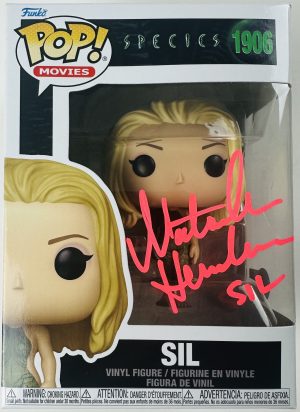 Natasha Henstridge Signed Sil Funko Pop 1906 Species Autograph BAS 915