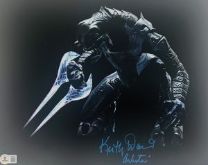 Keith David autograph, Arbiter signed photo, Halo Arbiter collectible, Thel Vadam autograph, Halo signed photo, Master Chief collectible, gaming memorabilia, signed 11x14 photo, Halo fan item, BAS certified autograph, sci fi gaming collectible, video game autograph, Halo franchise merch, Arbiter Halo signed, gaming collector item