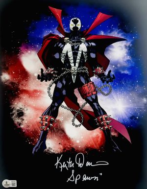 Keith David Signed Spawn 11x14 Photo Autograph Todd Mcfarlane BAS 830
