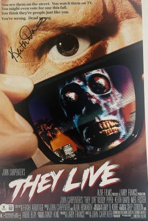 Keith David Signed They Live 11x17 Photo Poster Autograph Frank BAS 863