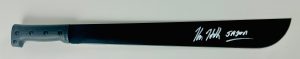 Kane Hodder Signed 23" Machete Friday the 13th Jason Voorhees Autograph BAS 638