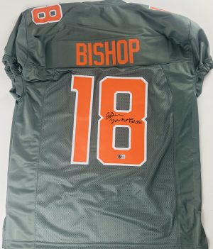 Desean Bishop Signed Custom Game Cut Jersey Autograph Tennessee Volunteers BAS 2