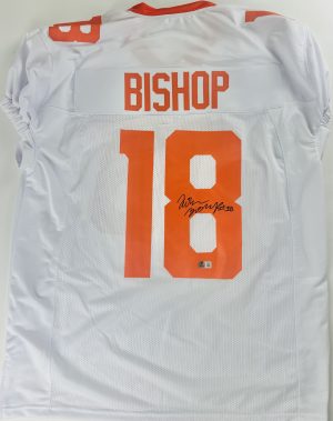 Desean Bishop Signed Custom Game Cut Jersey Autograph Tennessee Volunteers BAS 9