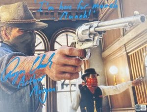 Roger Clark signed 11x14 photo Red Dead Redemption Arthur Morgan autograph BAS 531