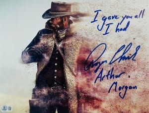 Roger Clark signed 11x14 photo Red Dead Redemption Arthur Morgan autograph BAS 519
