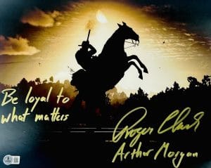 Roger Clark signed 11x14 photo Red Dead Redemption Arthur Morgan autograph BAS 520