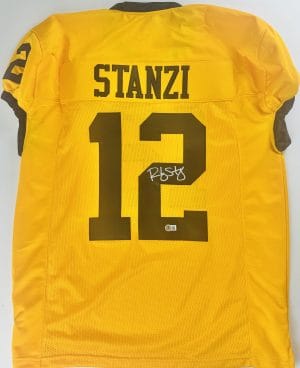 Ricky Stanzi Signed Custom Game Cut Jersey Iowa Hawkeyes Autograph XL BAS 690